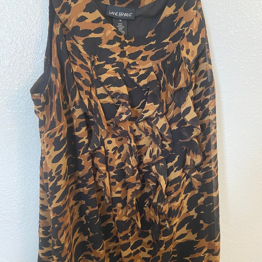 Cheetah Print Dress Tank Top